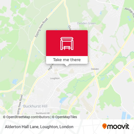 Alderton Hall Lane, Loughton map