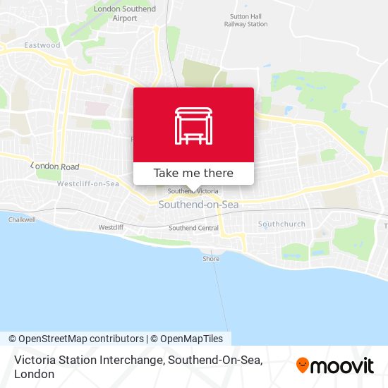 Victoria Station Interchange, Southend-On-Sea map