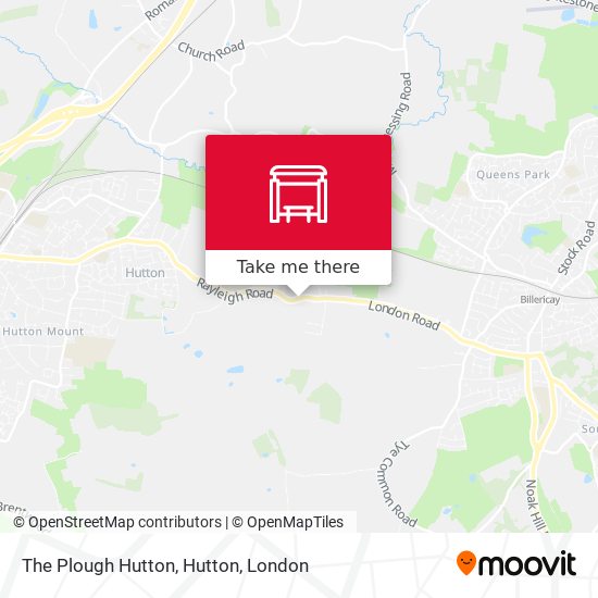 The Plough Hutton, Hutton map
