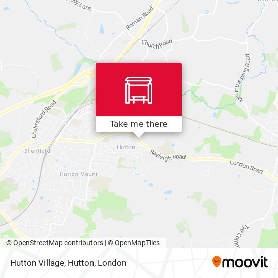 Hutton Village, Hutton map