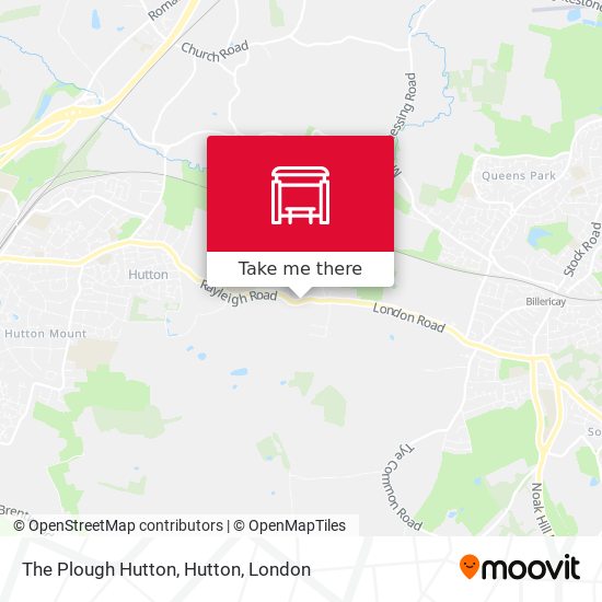 The Plough Hutton, Hutton map
