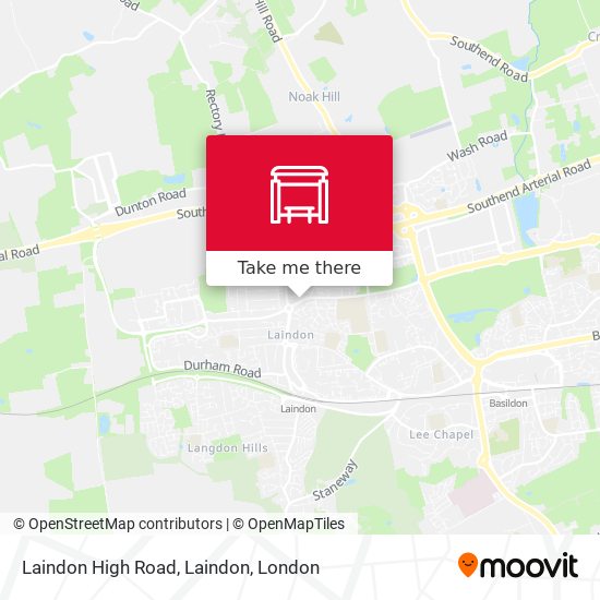 Laindon High Road, Laindon map