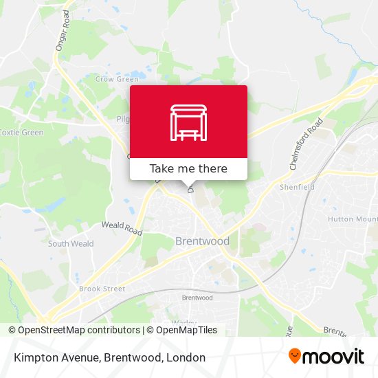 Kimpton Avenue, Brentwood map
