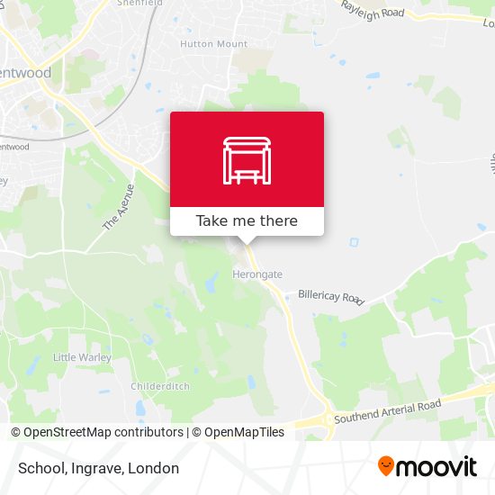 School, Ingrave map