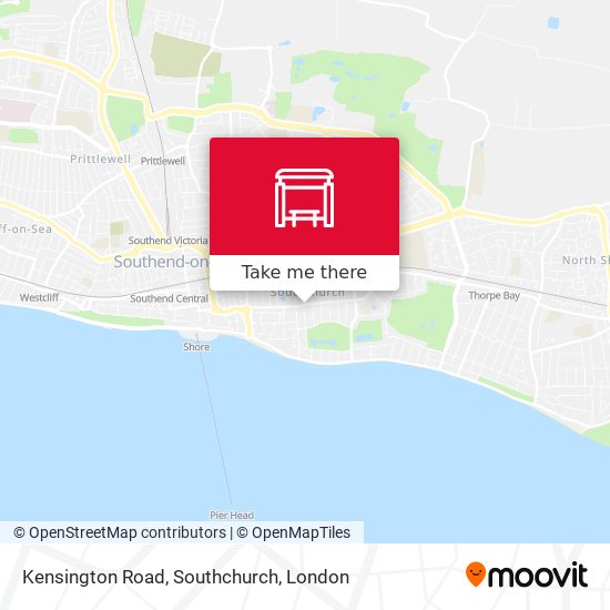 Kensington Road, Southchurch map