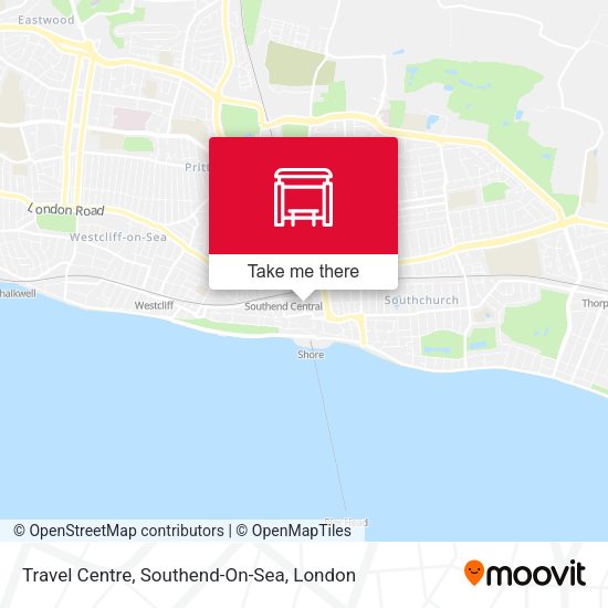 Travel Centre, Southend-On-Sea map