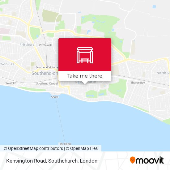 Kensington Road, Southchurch map