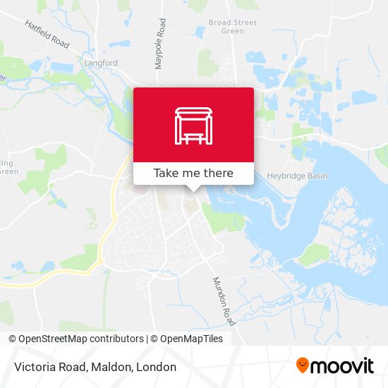 Victoria Road, Maldon map