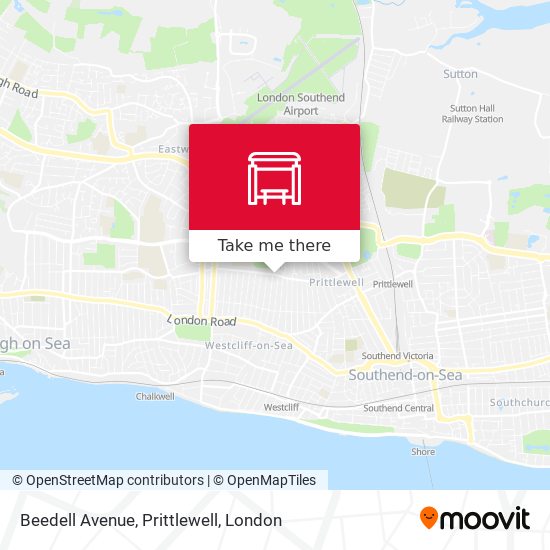 Beedell Avenue, Prittlewell map