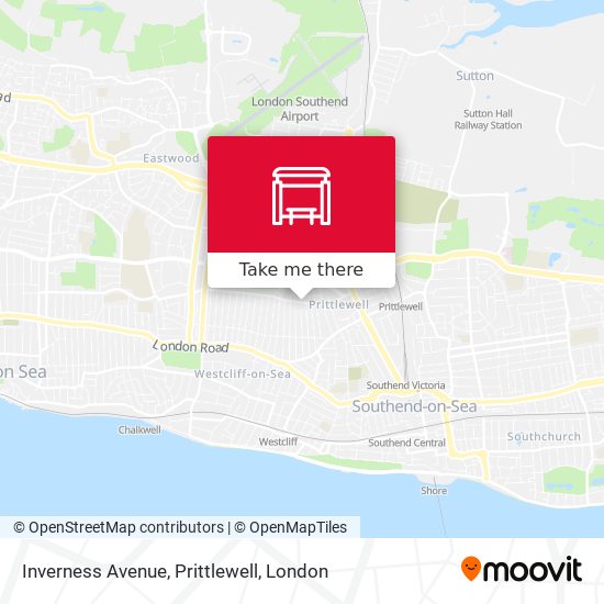 Inverness Avenue, Prittlewell map