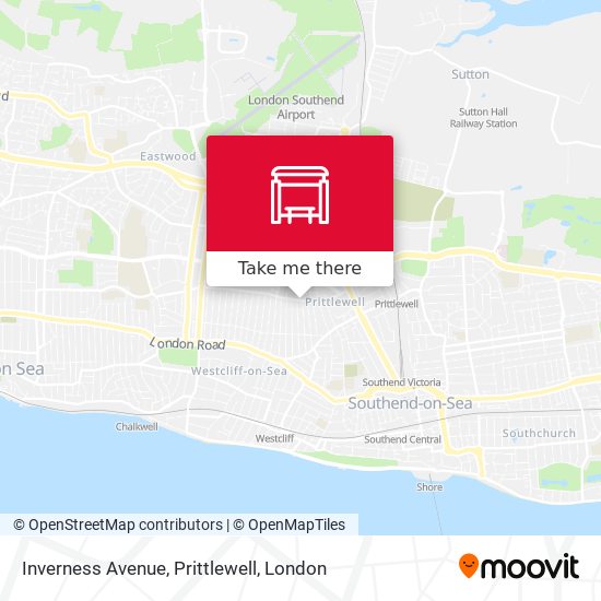 Inverness Avenue, Prittlewell map