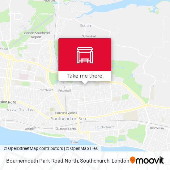 Bournemouth Park Road North, Southchurch map