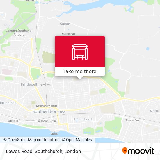 Lewes Road, Southchurch map