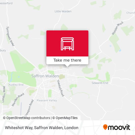 Whiteshot Way, Saffron Walden map