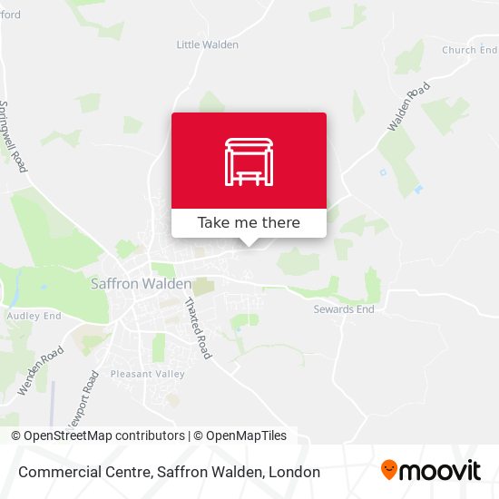 Commercial Centre, Saffron Walden map