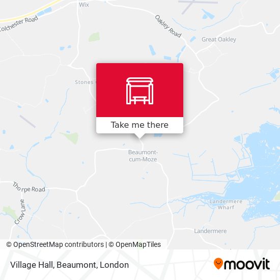 Village Hall, Beaumont map