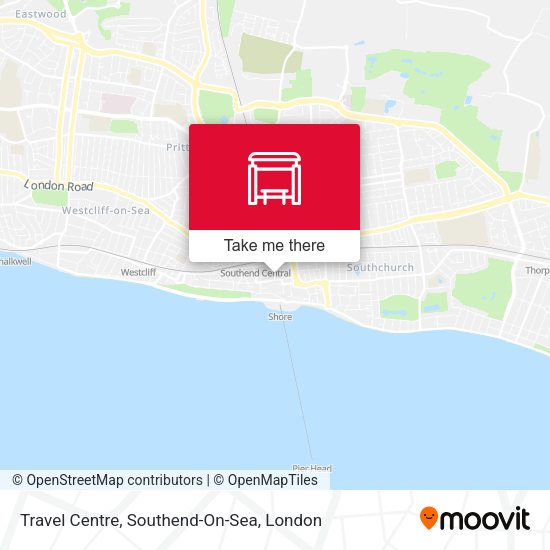 Travel Centre, Southend-On-Sea map