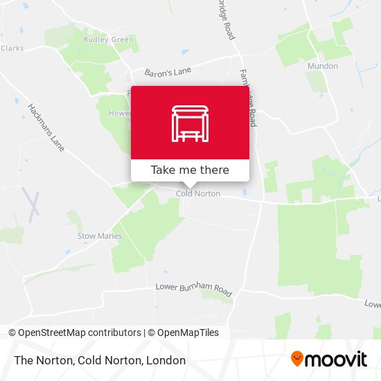 The Norton, Cold Norton map