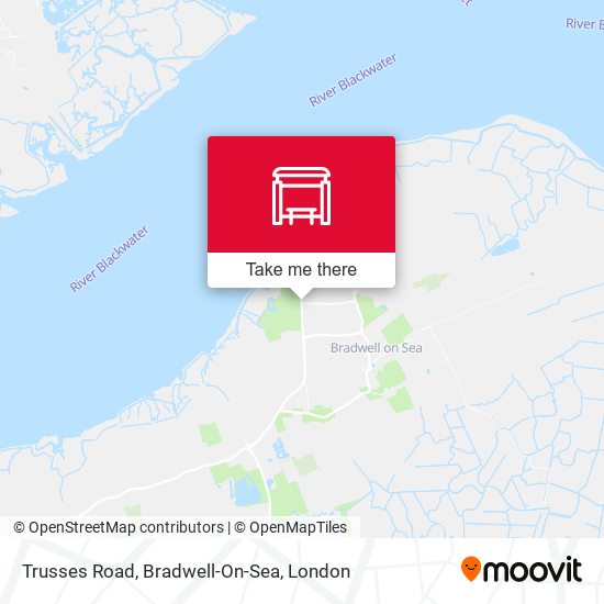 Trusses Road, Bradwell-On-Sea map