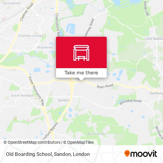 Old Boarding School, Sandon map