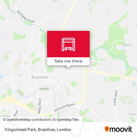 Kingsmead Park, Braintree map