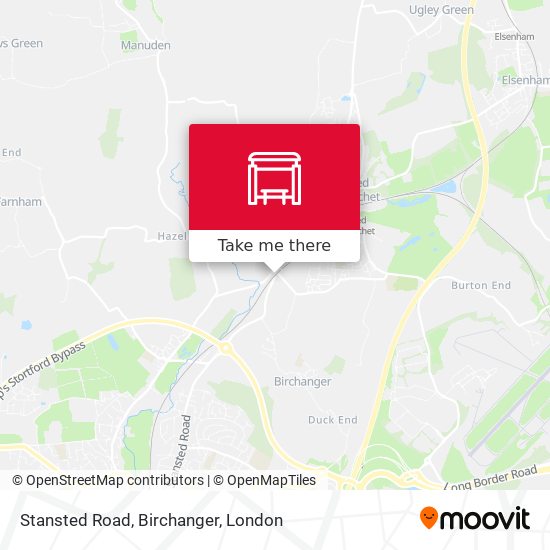 Stansted Road, Birchanger map