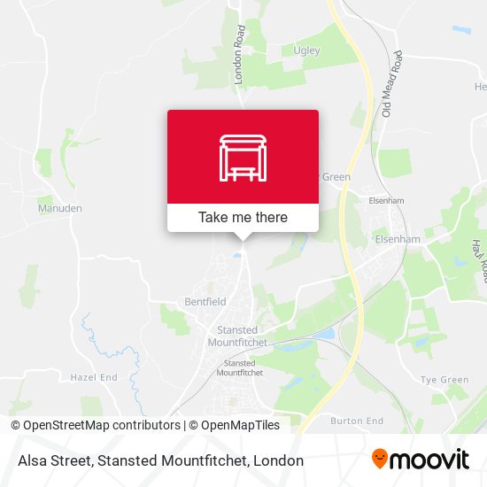 Alsa Street, Stansted Mountfitchet map