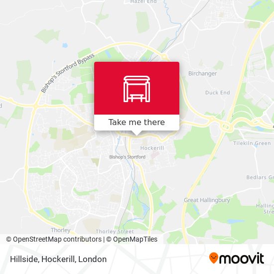 Hillside, Hockerill map