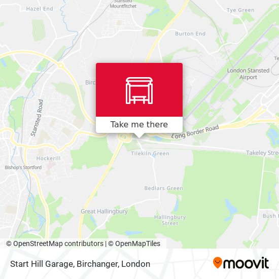 Start Hill Garage, Birchanger map
