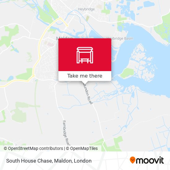 South House Chase, Maldon map