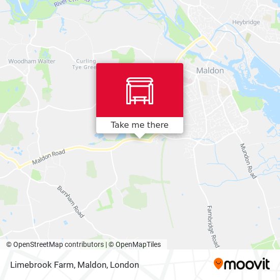 Limebrook Farm, Maldon map