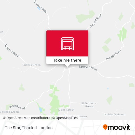 The Star, Thaxted map