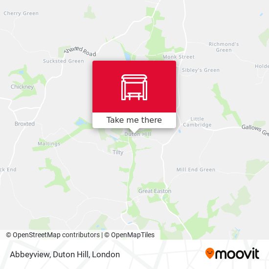 Abbeyview, Duton Hill map
