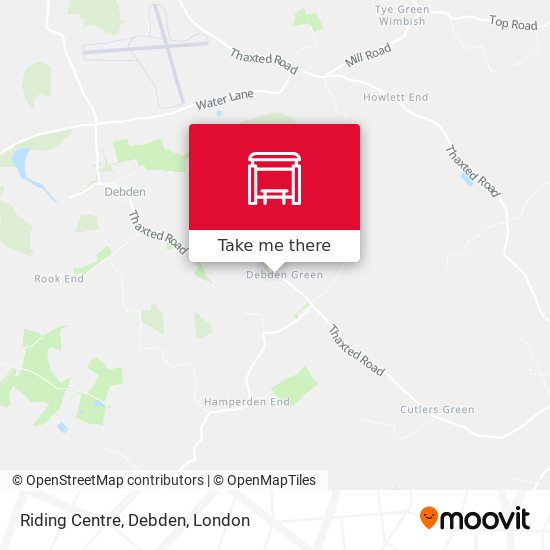 Riding Centre, Debden map