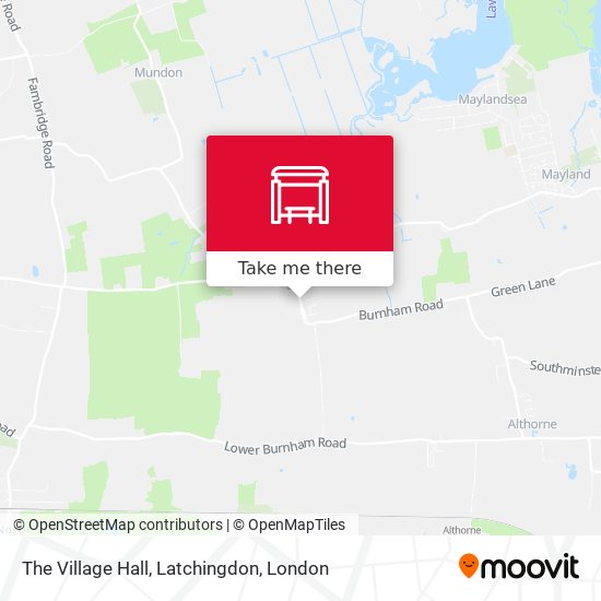 The Village Hall, Latchingdon map