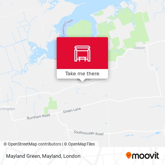 Mayland Green, Mayland map