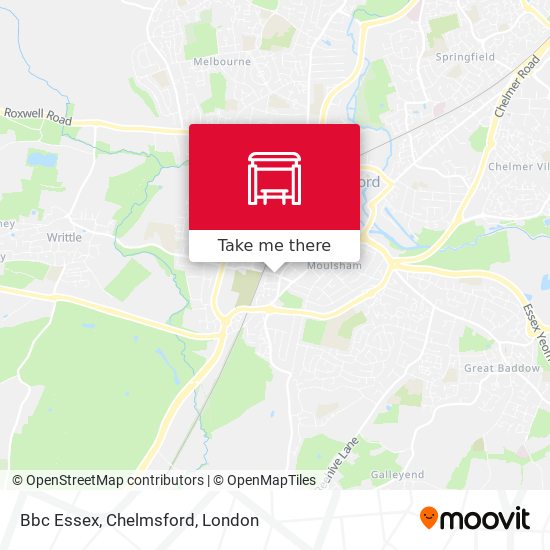 Bbc Essex, Chelmsford map