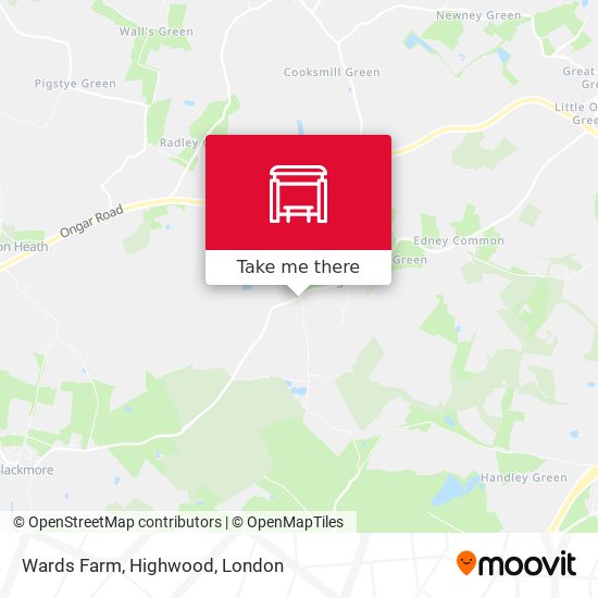 Wards Farm, Highwood map