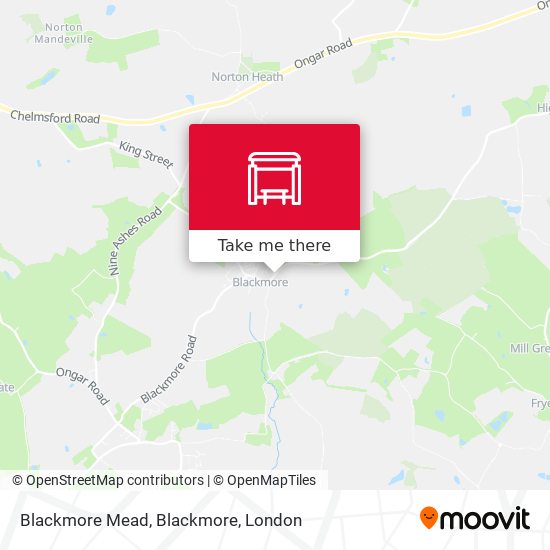 Blackmore Mead, Blackmore map