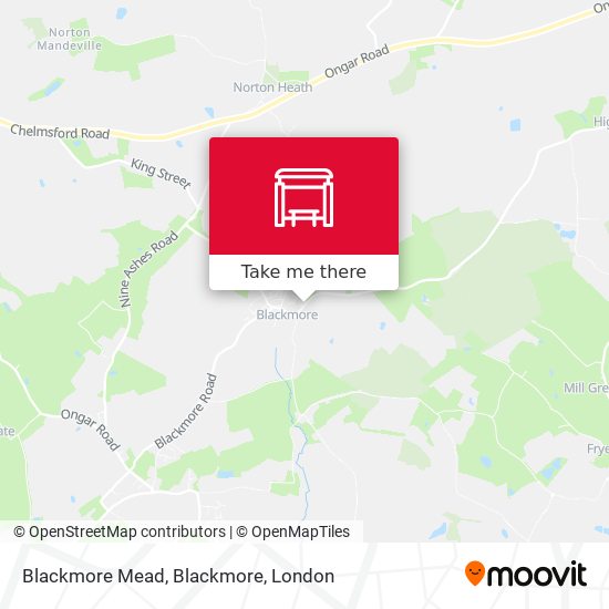Blackmore Mead, Blackmore map