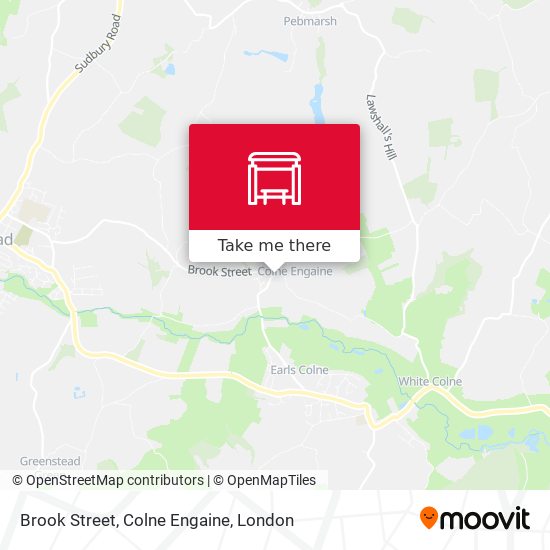 Brook Street, Colne Engaine map