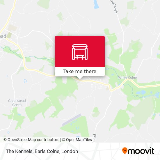 The Kennels, Earls Colne map