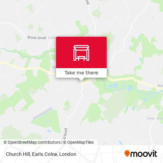 Church Hill, Earls Colne map