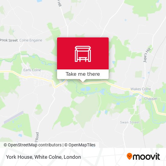 York House, White Colne map