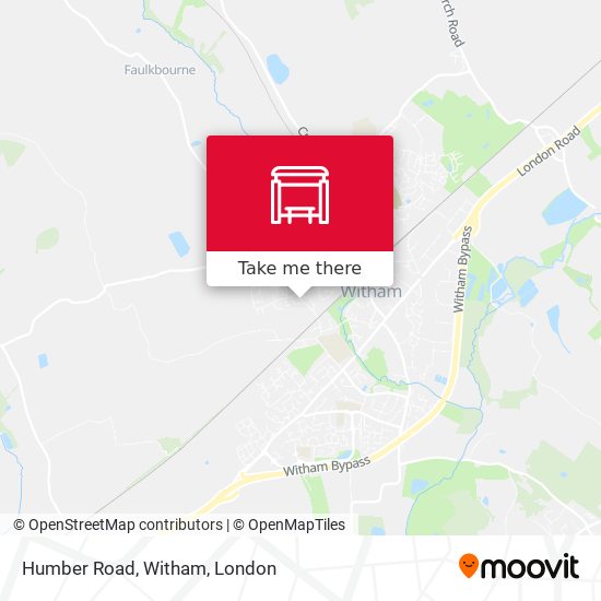 Humber Road, Witham map