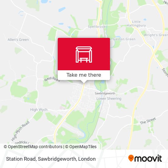 Station Road, Sawbridgeworth map