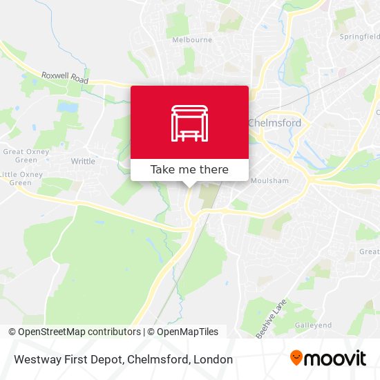 Westway First Depot, Chelmsford map
