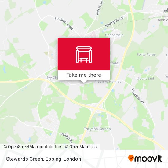 Stewards Green, Epping map
