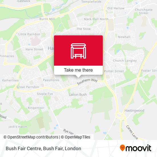 Bush Fair Centre, Bush Fair map
