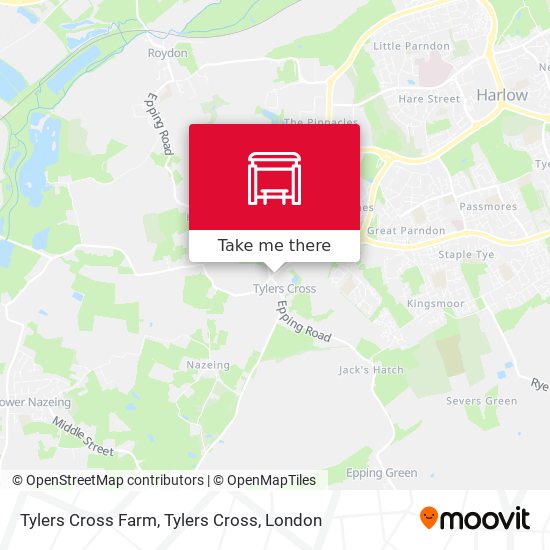 Tylers Cross Farm, Tylers Cross map